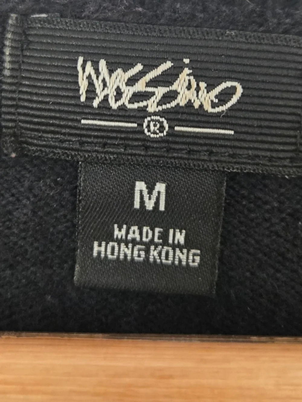 Y2K Mossimo Black Button Front Cardigan Fitted Ribbed Sweater M